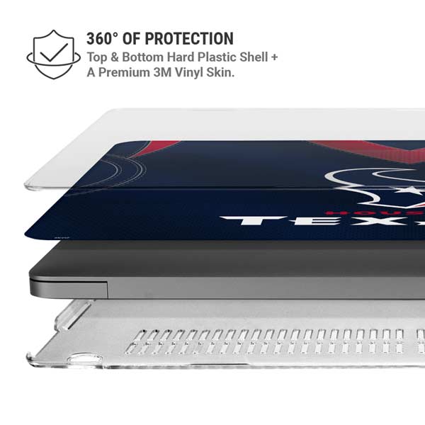 NFL Houston Texans Team Jersey MacBook Pro 14in (2021-24) Case plus Skin