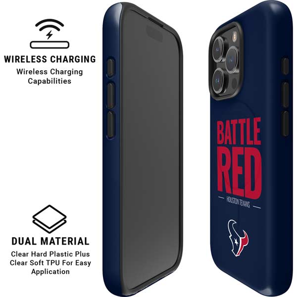 NFL Houston Texans Team Motto iPhone 16 Pro Magsafe Impact Case