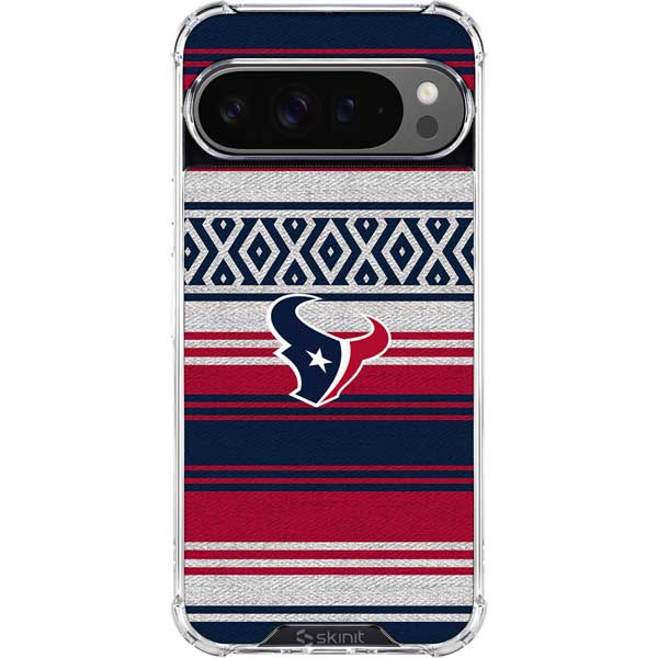 NFL Houston Texans Trailblazer Google Pixel 10 Pro XL Clear Case