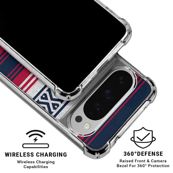 NFL Houston Texans Trailblazer Google Pixel 10 Pro XL Clear Case