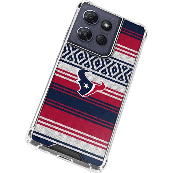 NFL Houston Texans Trailblazer Moto G 5G (2025) Clear Case