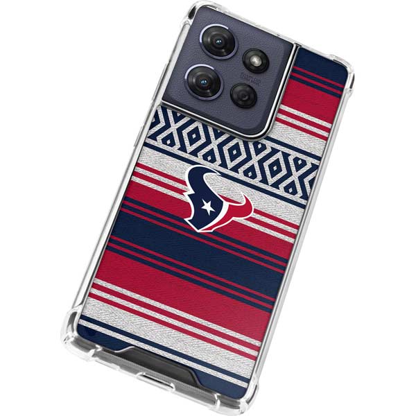 NFL Houston Texans Trailblazer Moto G Play 5G (2025) Clear Case