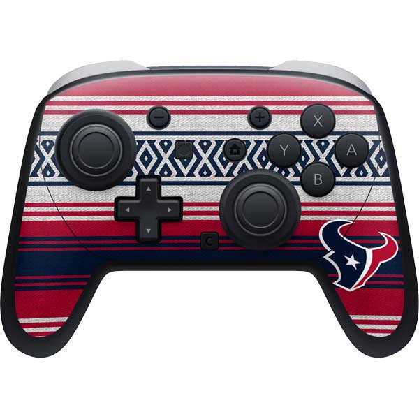 NFL Houston Texans Trailblazer Nintendo Switch 2 (2025) Pro Controller Skin