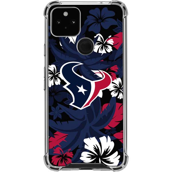 NFL Houston Texans Tropical Print Pixel Cases
