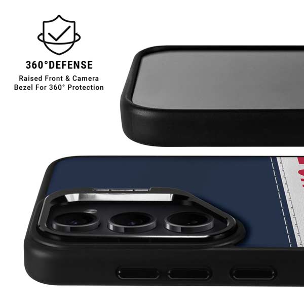 NFL Houston Texans White Striped Galaxy S26 Plus Kickstand Case