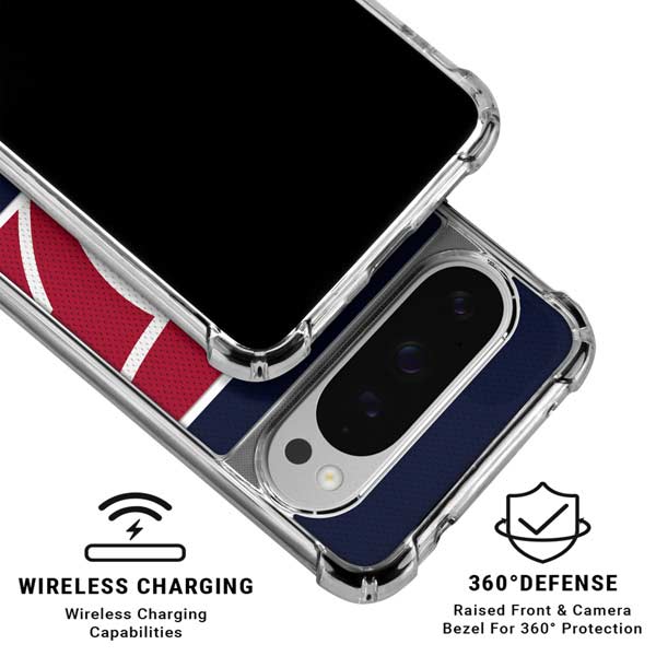NFL Houston Texans Zone Block Google Pixel 10 Pro XL Clear Case