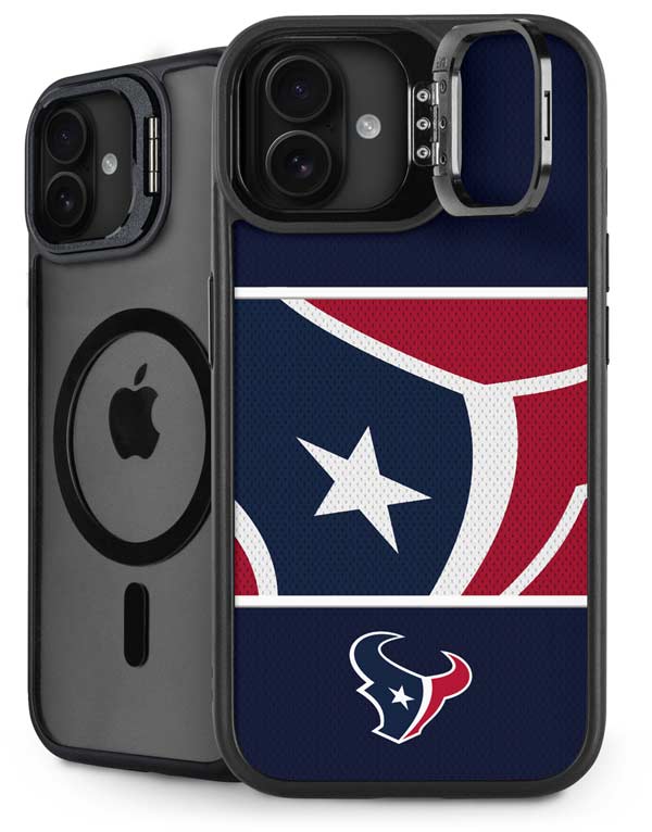 NFL Houston Texans Zone Block iPhone 16 Kickstand Case