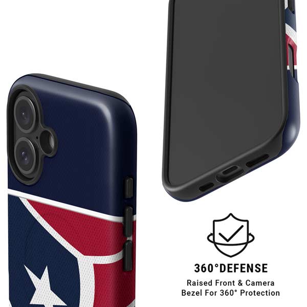 NFL Houston Texans Zone Block iPhone 16 Magsafe Impact Case