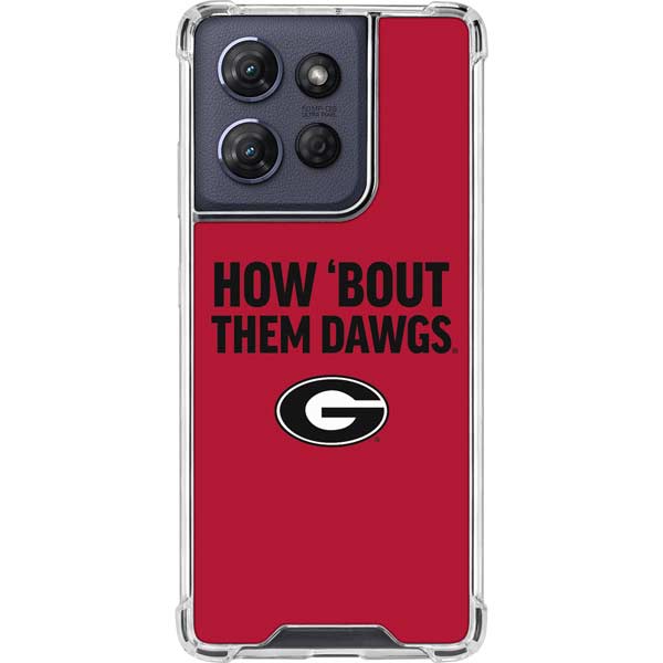 University of Georgia How Bout Them Dawgs Moto G 5G (2025) Clear Case
