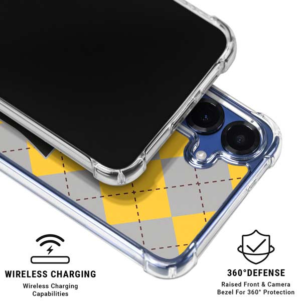 Wizarding World Harry Potter Hufflepuff Crest Galaxy S25 Plus Clear Case