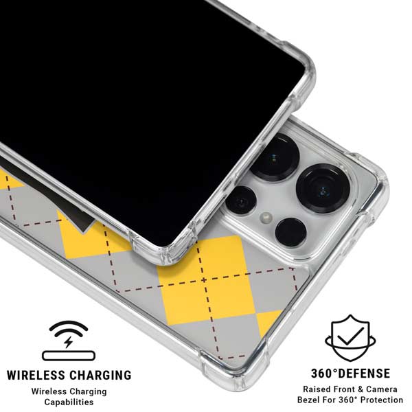Wizarding World Harry Potter Hufflepuff Crest Galaxy S25 Ultra Clear Case