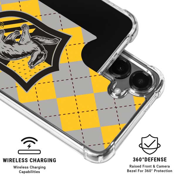 Wizarding World Harry Potter Hufflepuff Crest Galaxy S26 Plus Clear Case