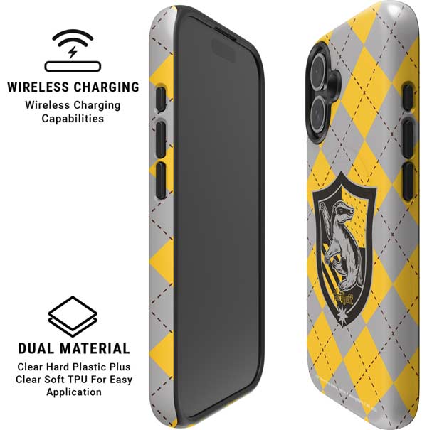 Wizarding World Harry Potter Hufflepuff Crest iPhone 16 Magsafe Impact Case