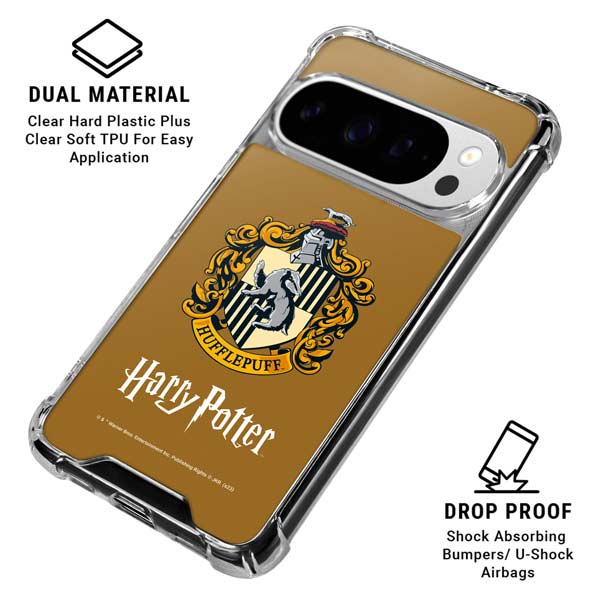 Wizarding World Harry Potter Hufflepuff House Crest Google Pixel 10 Pro XL Clear Case