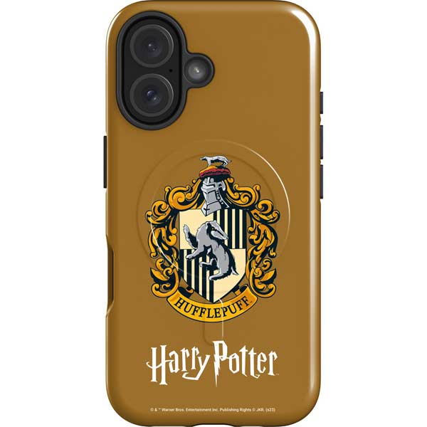 Wizarding World Harry Potter Hufflepuff House Crest iPhone 16 Magsafe Impact Case