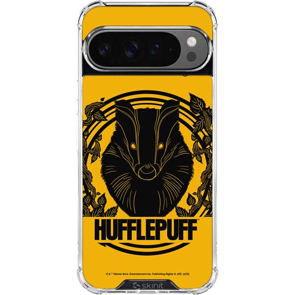 Wizarding Worlds Harry Potter Hufflepuff Illustration Google Pixel 10 Pro Clear Case