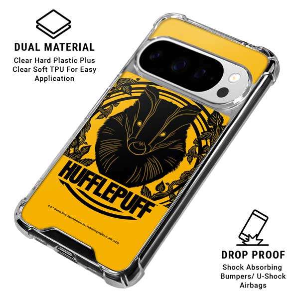Wizarding Worlds Harry Potter Hufflepuff Illustration Google Pixel 10 Pro Clear Case