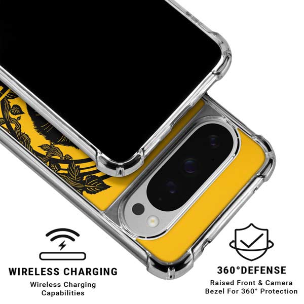 Wizarding Worlds Harry Potter Hufflepuff Illustration Google Pixel 10 Pro Clear Case