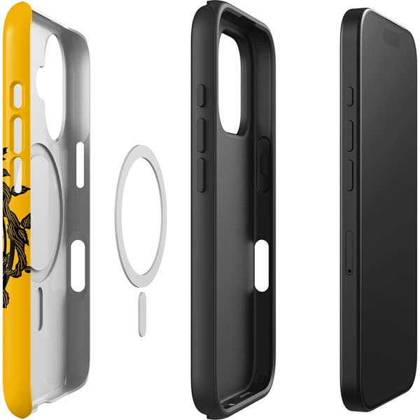 Wizarding Worlds Harry Potter Hufflepuff Illustration iPhone 16 Plus Magsafe Impact Case