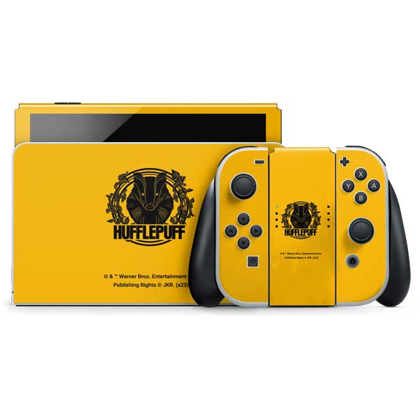Wizarding Worlds Harry Potter Hufflepuff Illustration Nintendo Skins