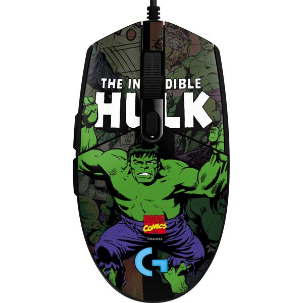 Marvel Classic Comics Hulk Fighter Vintage G203 Prodigy RGB Wired Gami ...