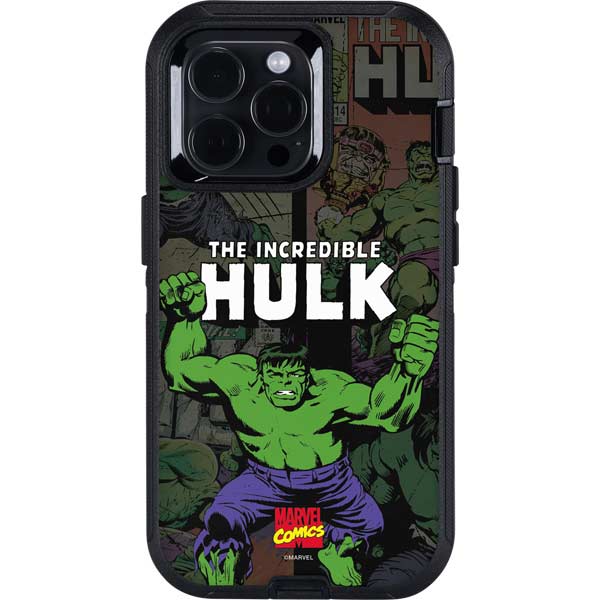 Marvel Classic Comics Hulk Fighter Vintage Otterbox Defender iPhone Skin