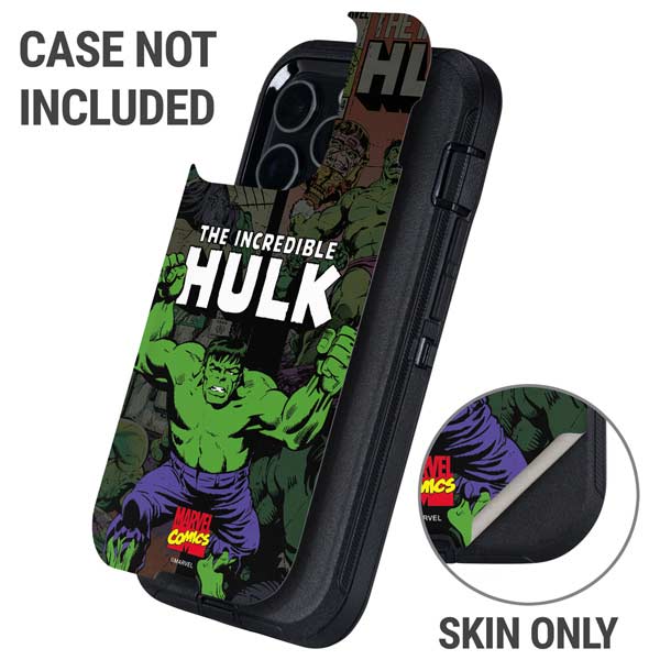 Marvel Classic Comics Hulk Fighter Vintage Otterbox Defender iPhone Skin