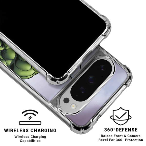 Marvel Avengers Hulk Google Pixel 10 Pro XL Clear Case