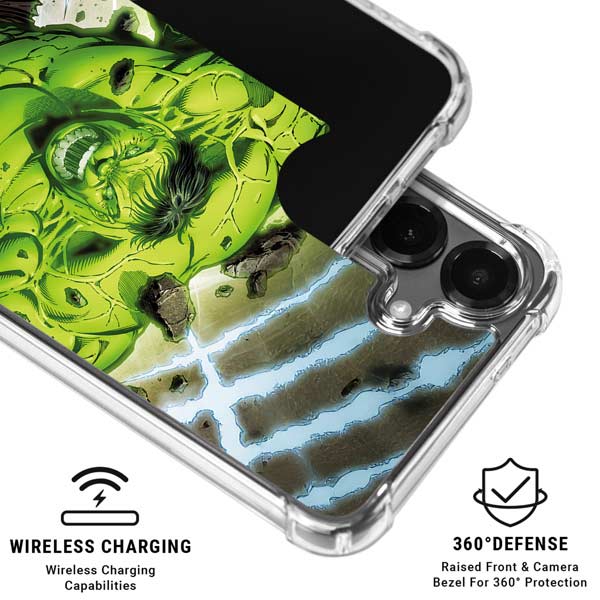 Marvel Hulk Green Goliath Galaxy S26 Clear Case