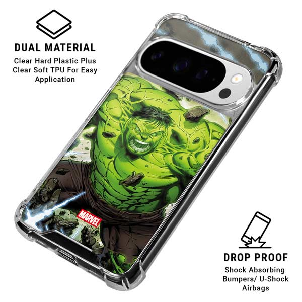 Marvel Hulk Green Goliath Google Pixel 10 Pro Clear Case