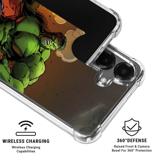 Marvel Hulk Smash Galaxy S26 Clear Case
