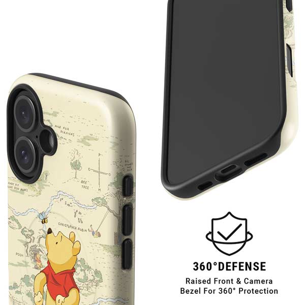 Disney Winnie the Pooh Hundred Acre Wood iPhone 16 Magsafe Impact Case