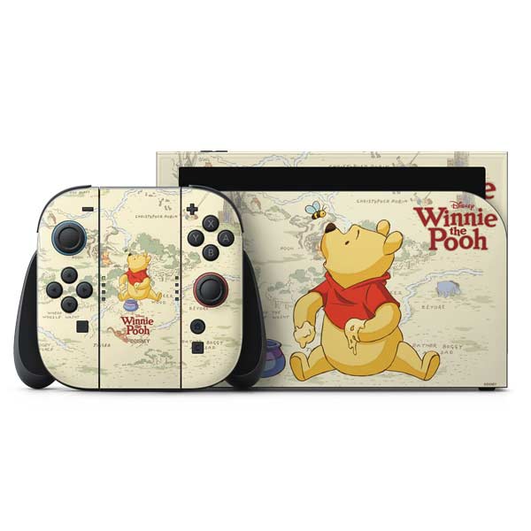 Disney Winnie the Pooh Hundred Acre Wood Nintendo Switch 2 (2025) with Joy-Con Skin