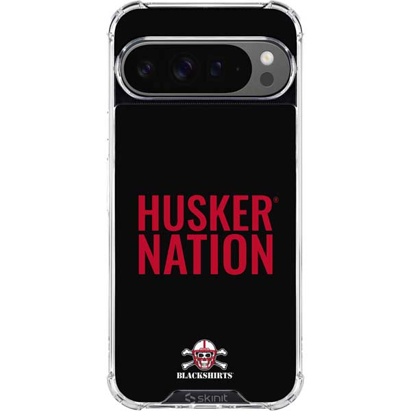University of Nebraska Husker Nation Google Pixel 10 Pro Clear Case
