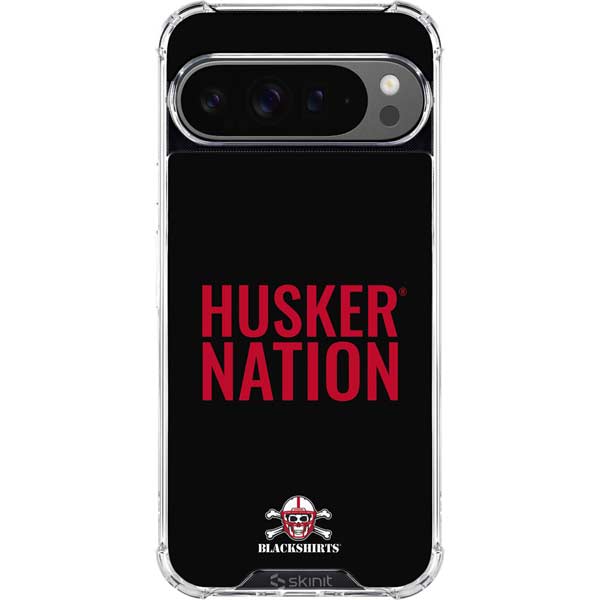 University of Nebraska Husker Nation Google Pixel 10 Pro XL Clear Case