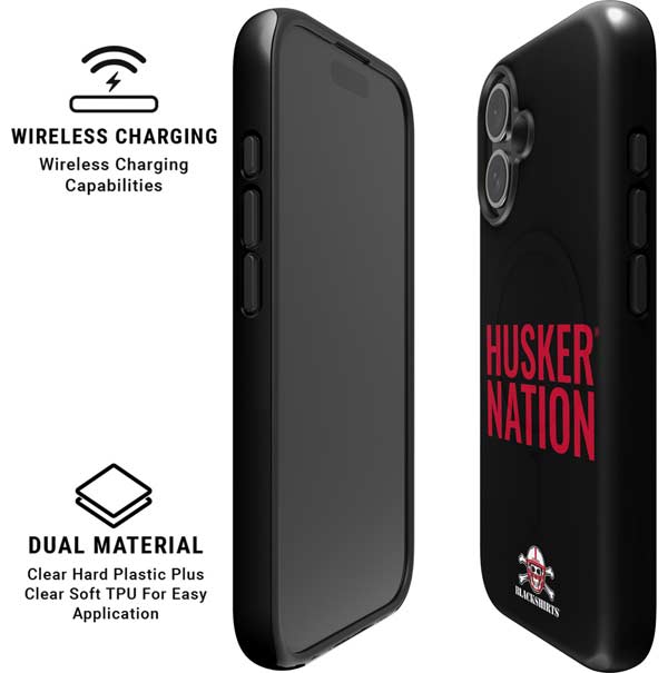 University of Nebraska Husker Nation iPhone 16 Plus Magsafe Impact Case