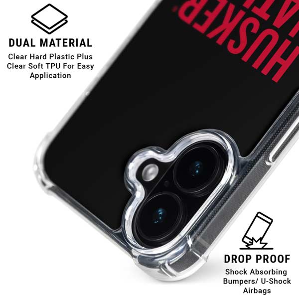 University of Nebraska Husker Nation iPhone 17 Clear Case