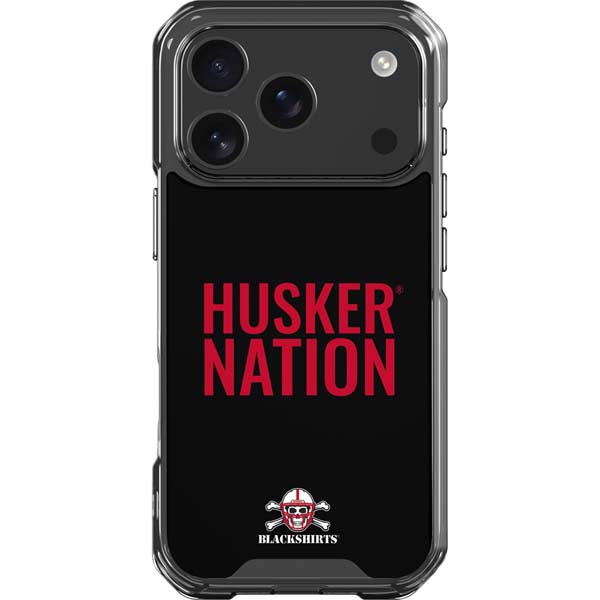 University of Nebraska Husker Nation iPhone 17 Pro Clear Case