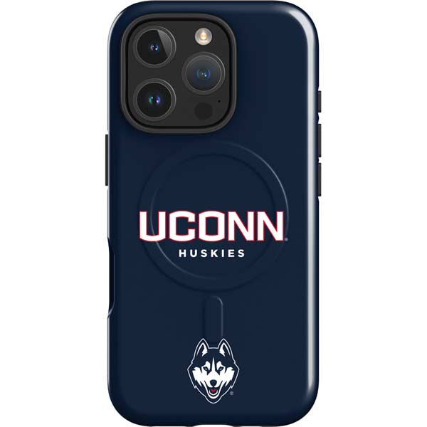 University of Connecticut Huskies UConn iPhone 16 Pro Max Magsafe Impact Case