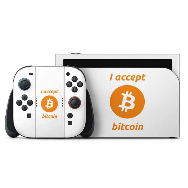 I Accept Bitcoin Nintendo Switch 2 (2025) with Joy-Con Skin