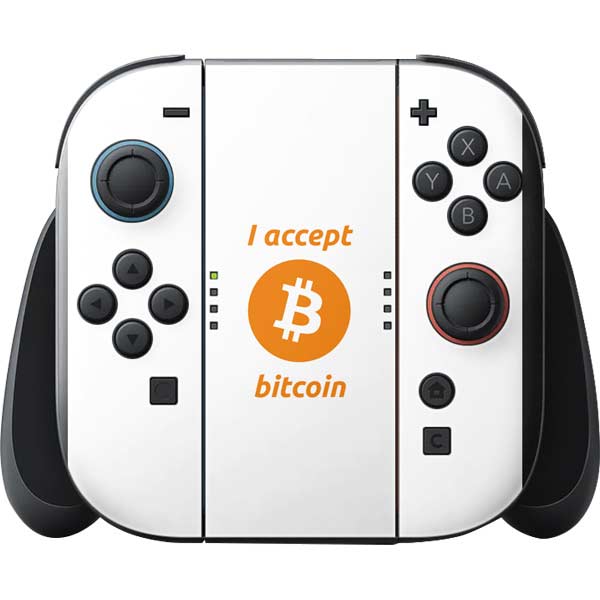 I Accept Bitcoin Nintendo Switch 2 (2025) with Joy-Con Skin