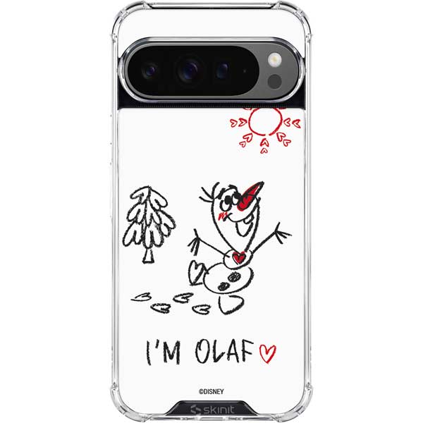 Disney Frozen I Am Olaf Art Google Pixel 10 Pro Clear Case