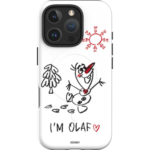 Disney Frozen I Am Olaf Art iPhone 16 Pro Magsafe Impact Case