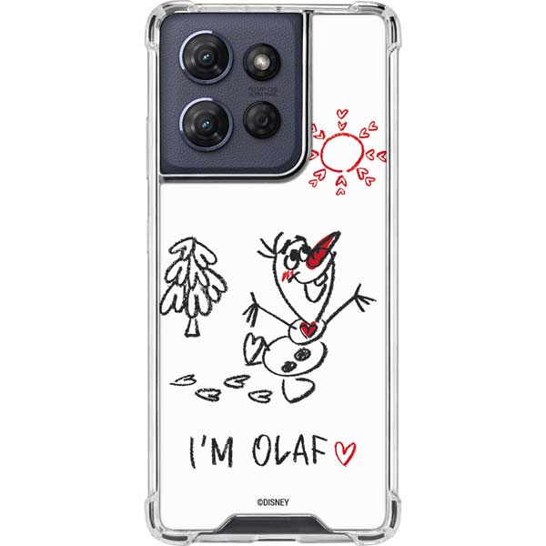 Disney Frozen I Am Olaf Art Moto G 5G (2025) Clear Case