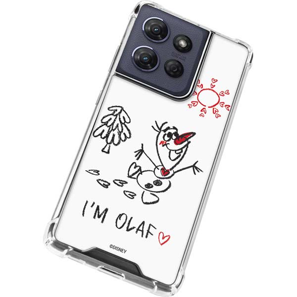 Disney Frozen I Am Olaf Art Moto G 5G (2025) Clear Case