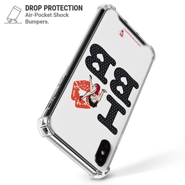 Betty Boop I Love BB iPhone X/XS Clear Case