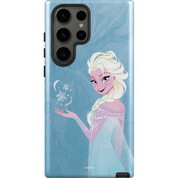 Disney Frozen Ice Blue Elsa Art Galaxy S23 Ultra Pro Case