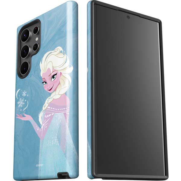 Disney Frozen Ice Blue Elsa Art Galaxy S23 Ultra Pro Case