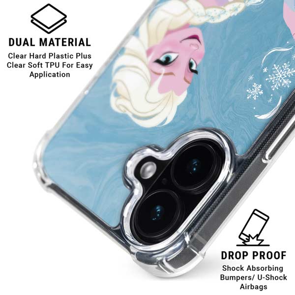 Disney Frozen Ice Blue Elsa Art iPhone 17 MagSafe Case