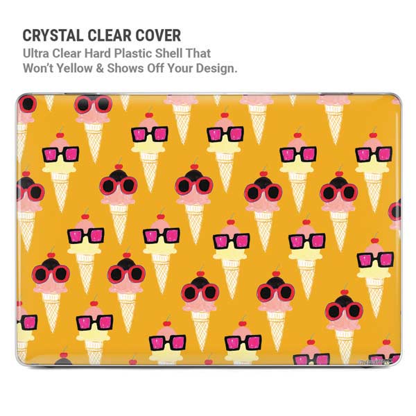 Bouffants and Broken Hearts Ice Cream with Shades MacBook Pro 14in (2021-24) Case plus Skin